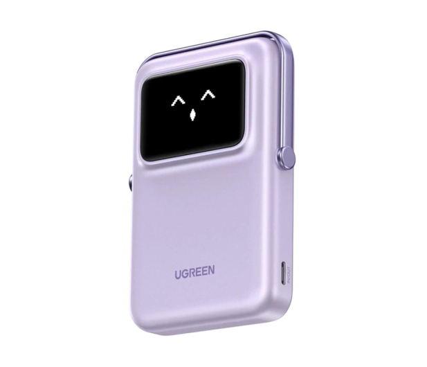 UGREEN Magnetyczny Power bank UNO PB572 10000mAh Qi Fioletowy - 1488610 - zdjęcie 2